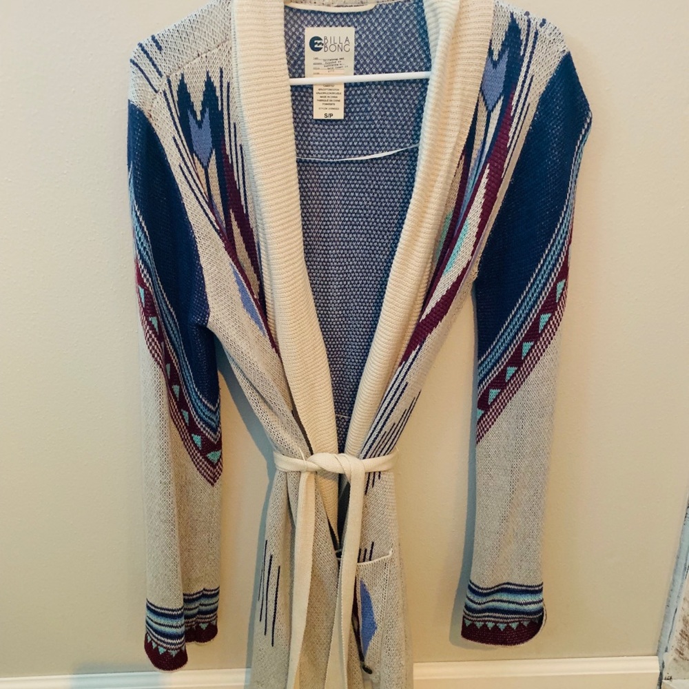 Billabong wrap sweater